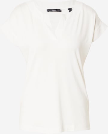 ESPRIT Μπλουζάκι σε λευκό: μπροστά