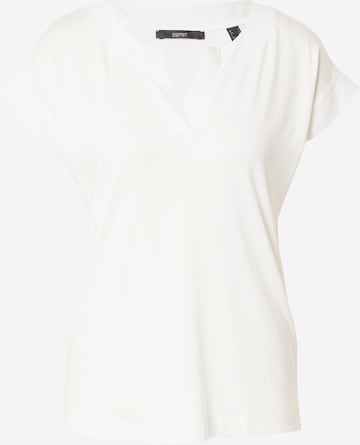 T-shirt ESPRIT en blanc : devant