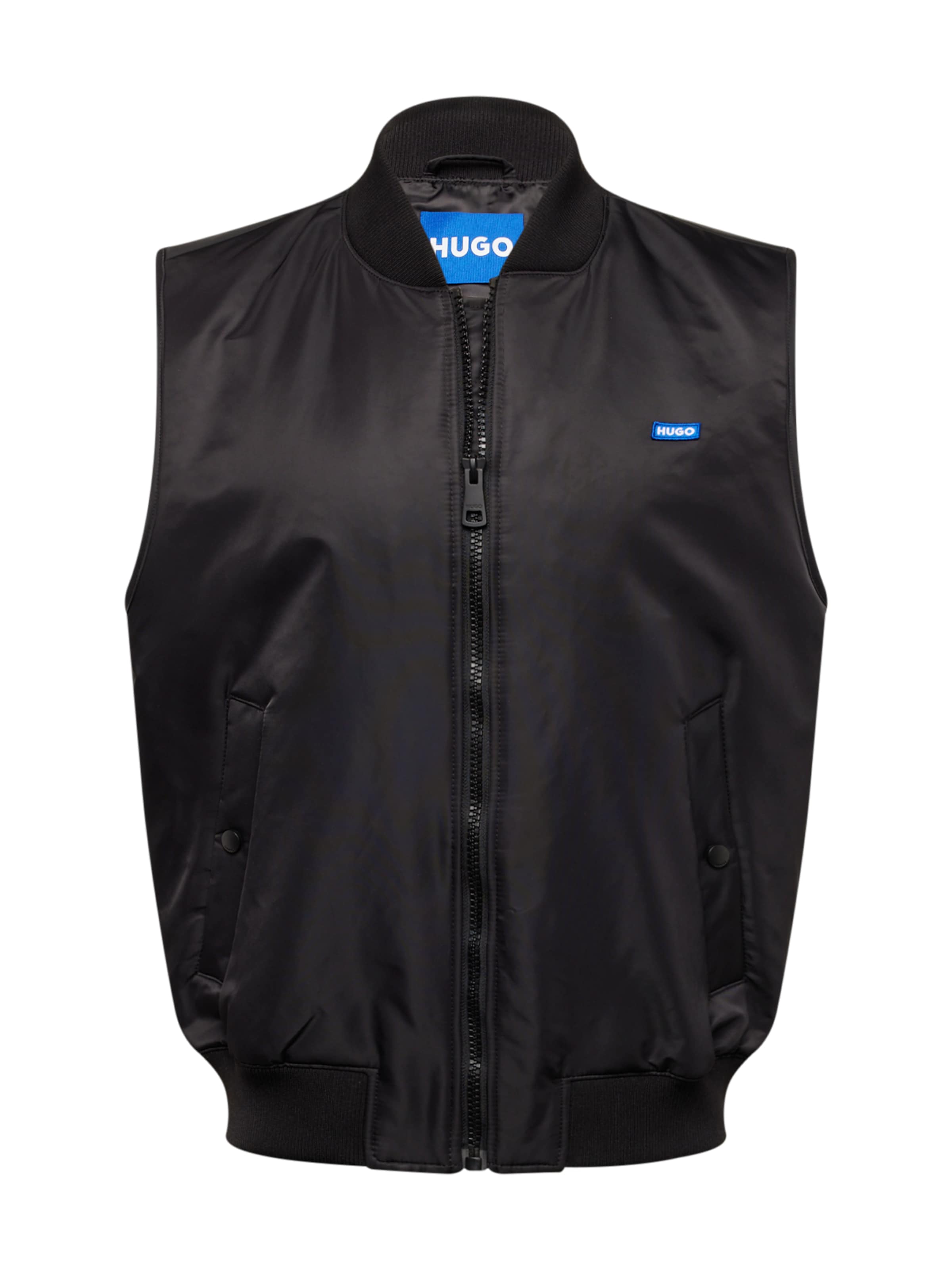 HUGO Γιλέκο 'Balcino2431' σε μαύρο: μπροστά