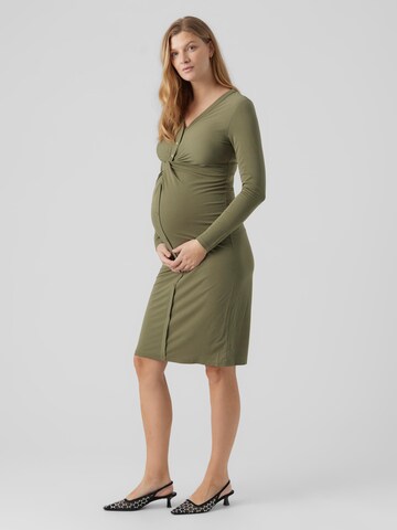 MAMALICIOUS Kleid 'BEA LIA' in Grün