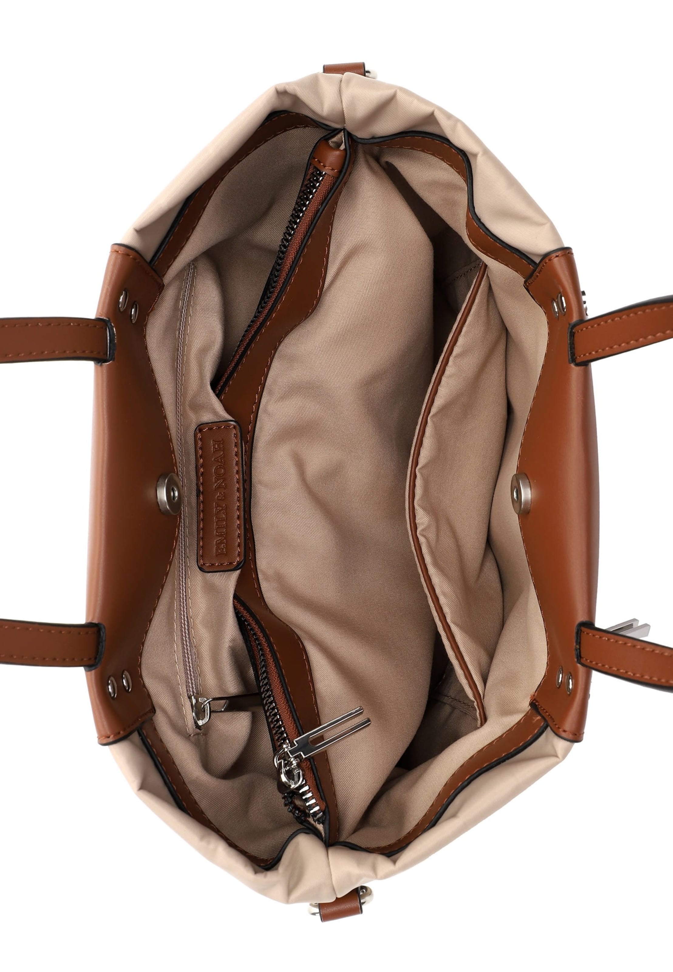 Emily & Noah Nákupní taška 'Elaura' – hnědá