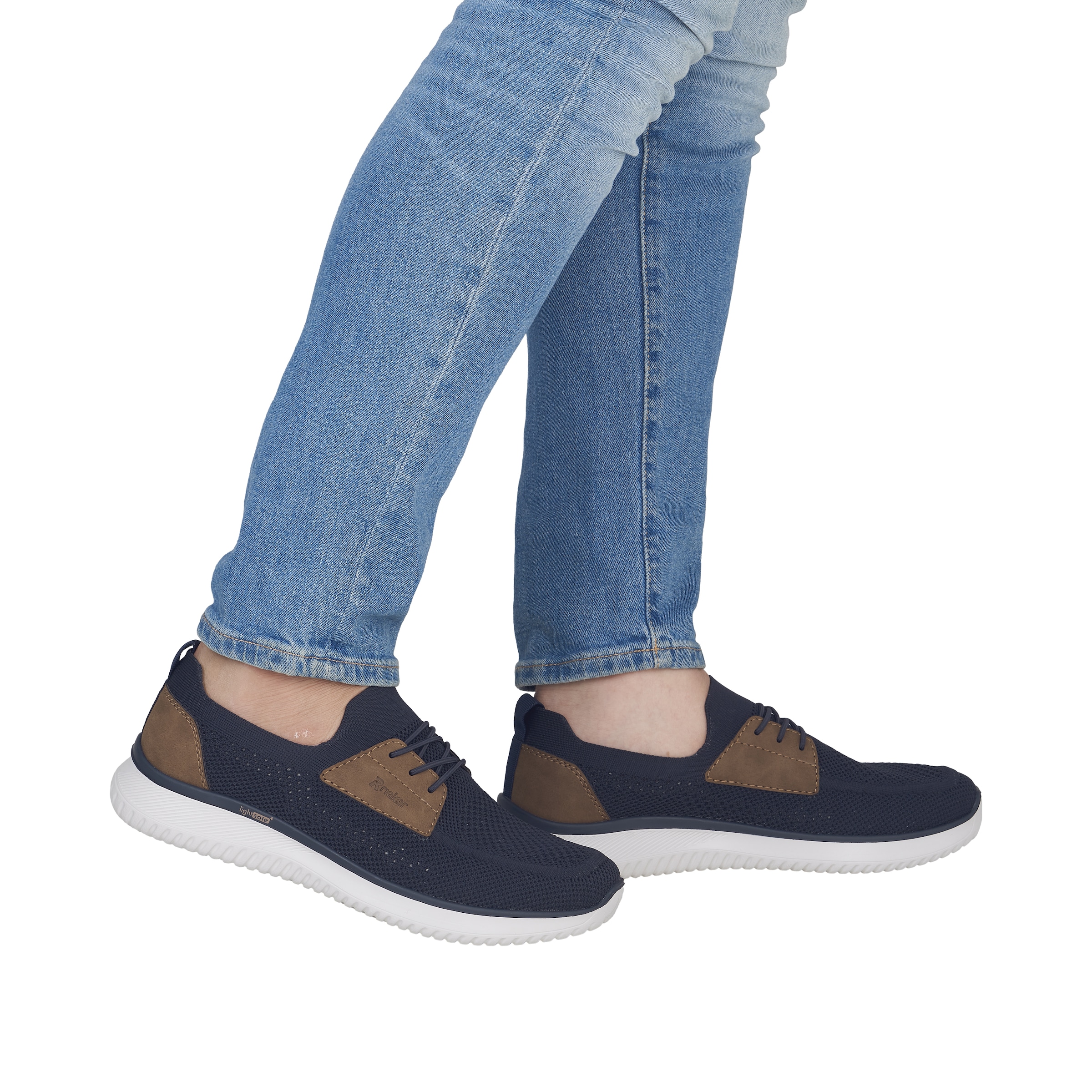 Rieker Slipper 'B9656' in Blau: Vorderseite