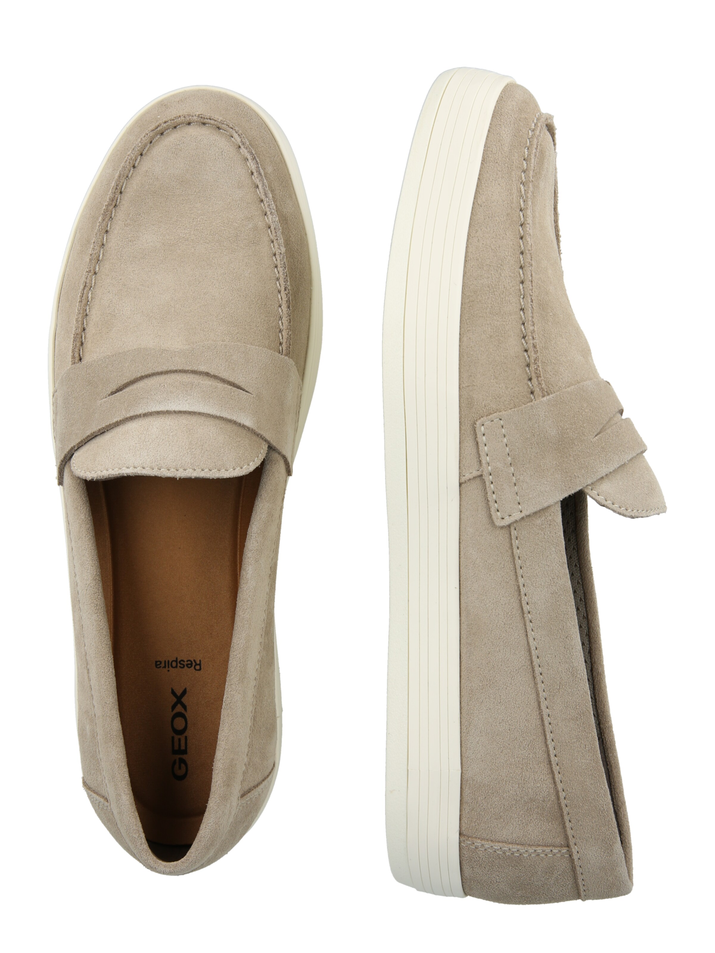 GEOX Loafer 'SERIFOS I' värissä beige