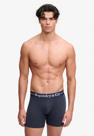 Superdry & Co Boxer shorts in Blue: front