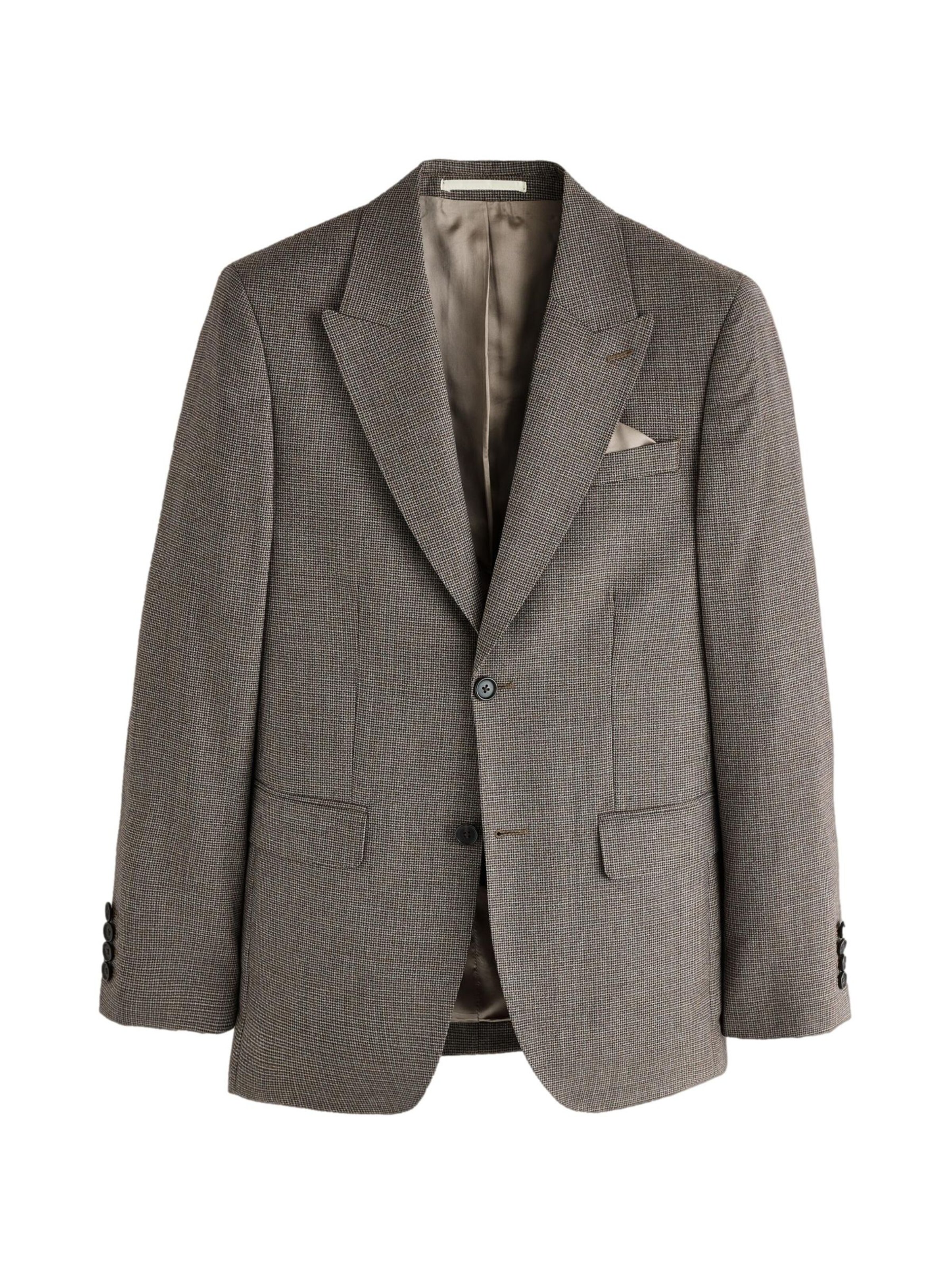 Next Slim Fit Jakke 'Signature' i brun: forside