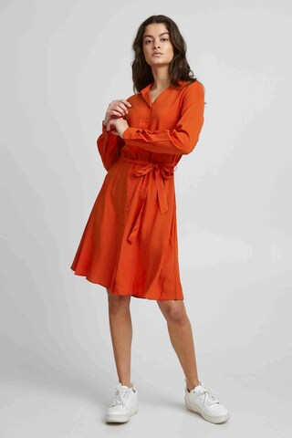 ICHI Blusenkleid 'IHMAIN' in Orange