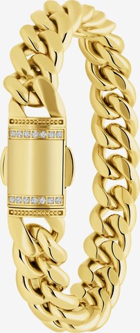 Lucardi Bracelet 'Klassisch' in Gold: front