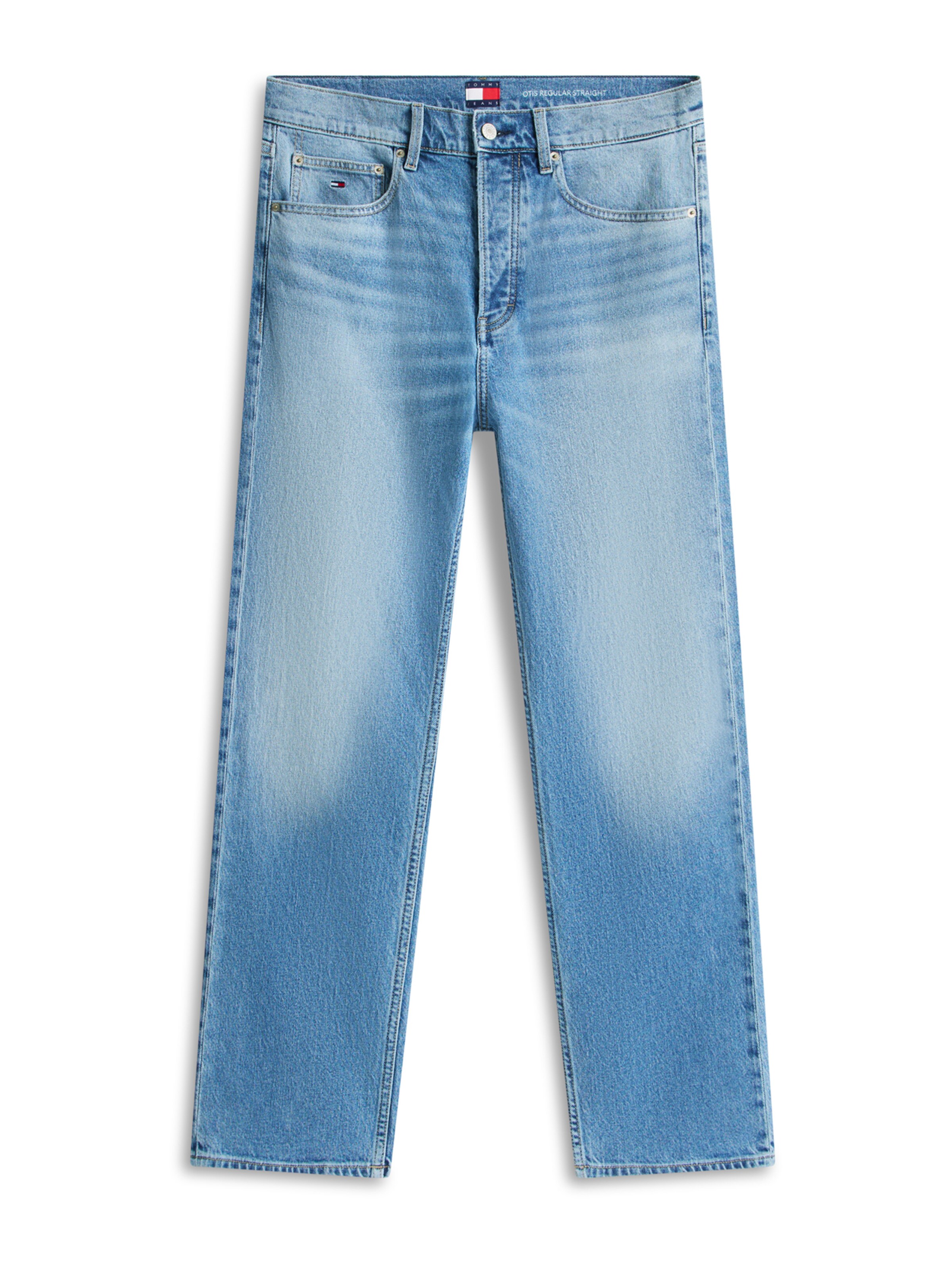 Tommy Jeans - regular Vaquero 'Otis' en azul: frente