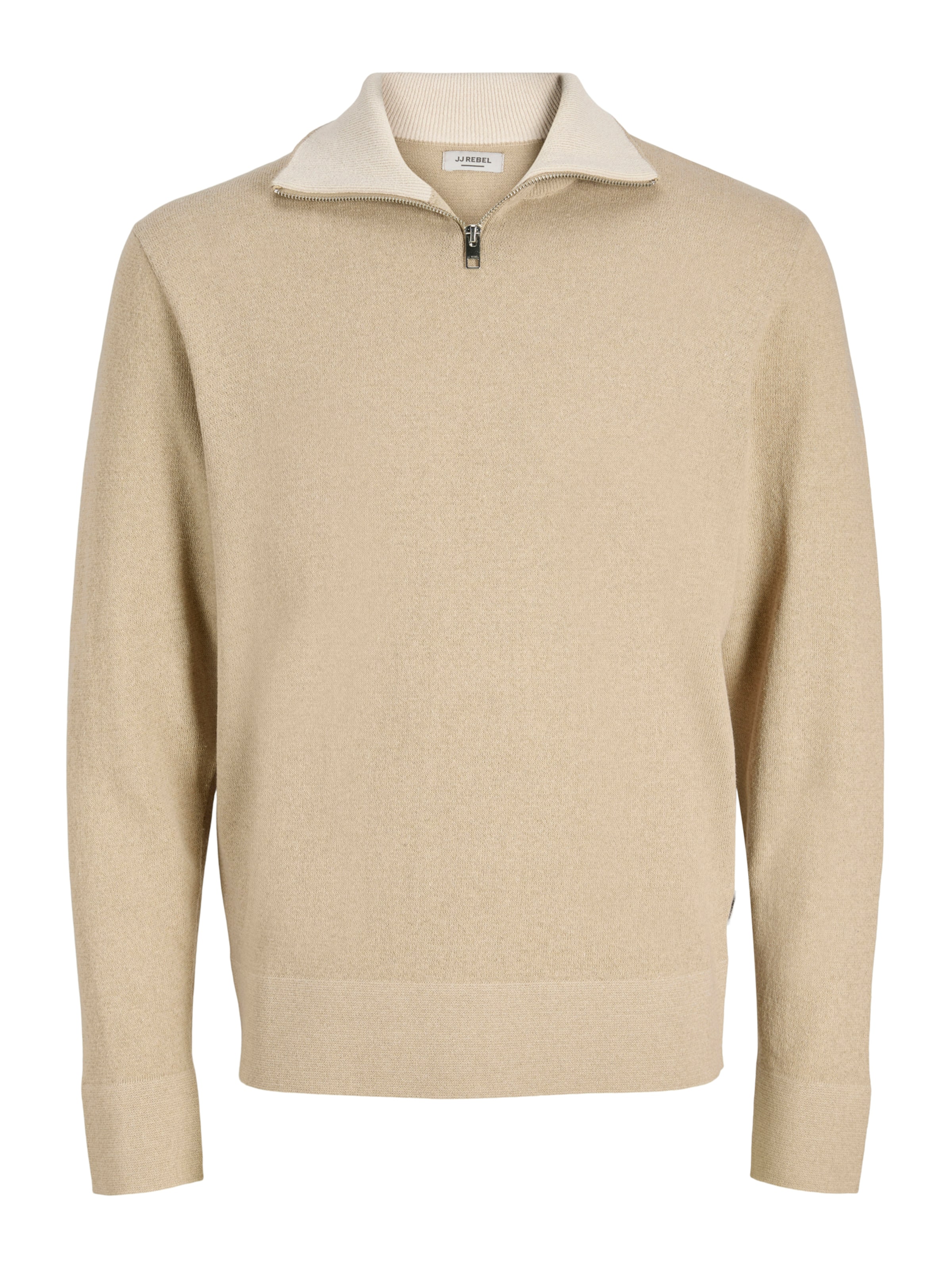 JJ Rebel Свитер 'JREBBEATON' в Бежевый: спереди