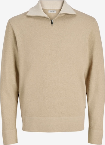 JJ Rebel Свитер 'JREBBEATON' в Бежевый: спереди