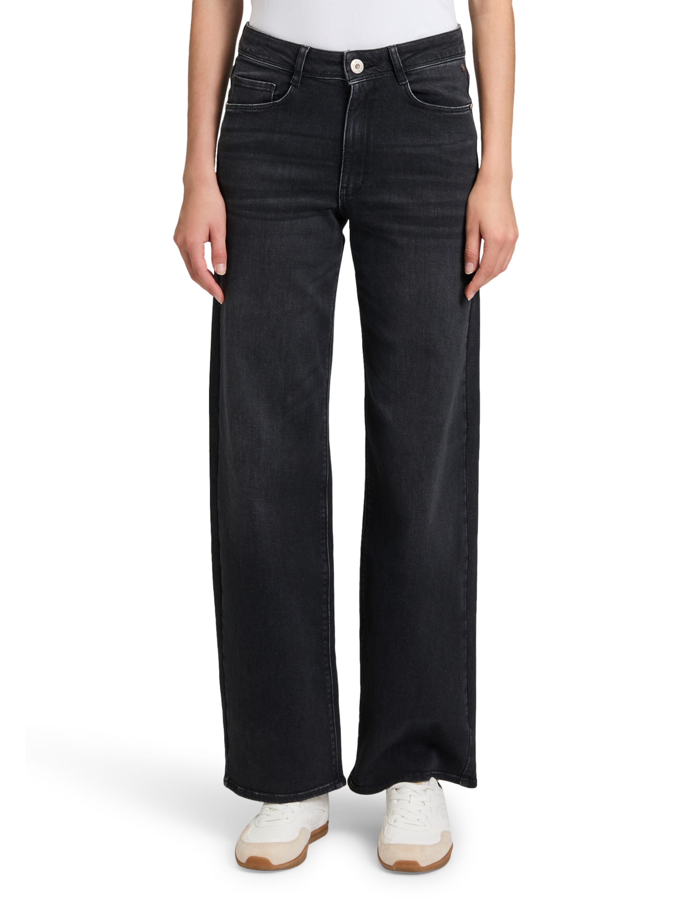 Betty & Co Regular Jeans in Zwart: voorkant