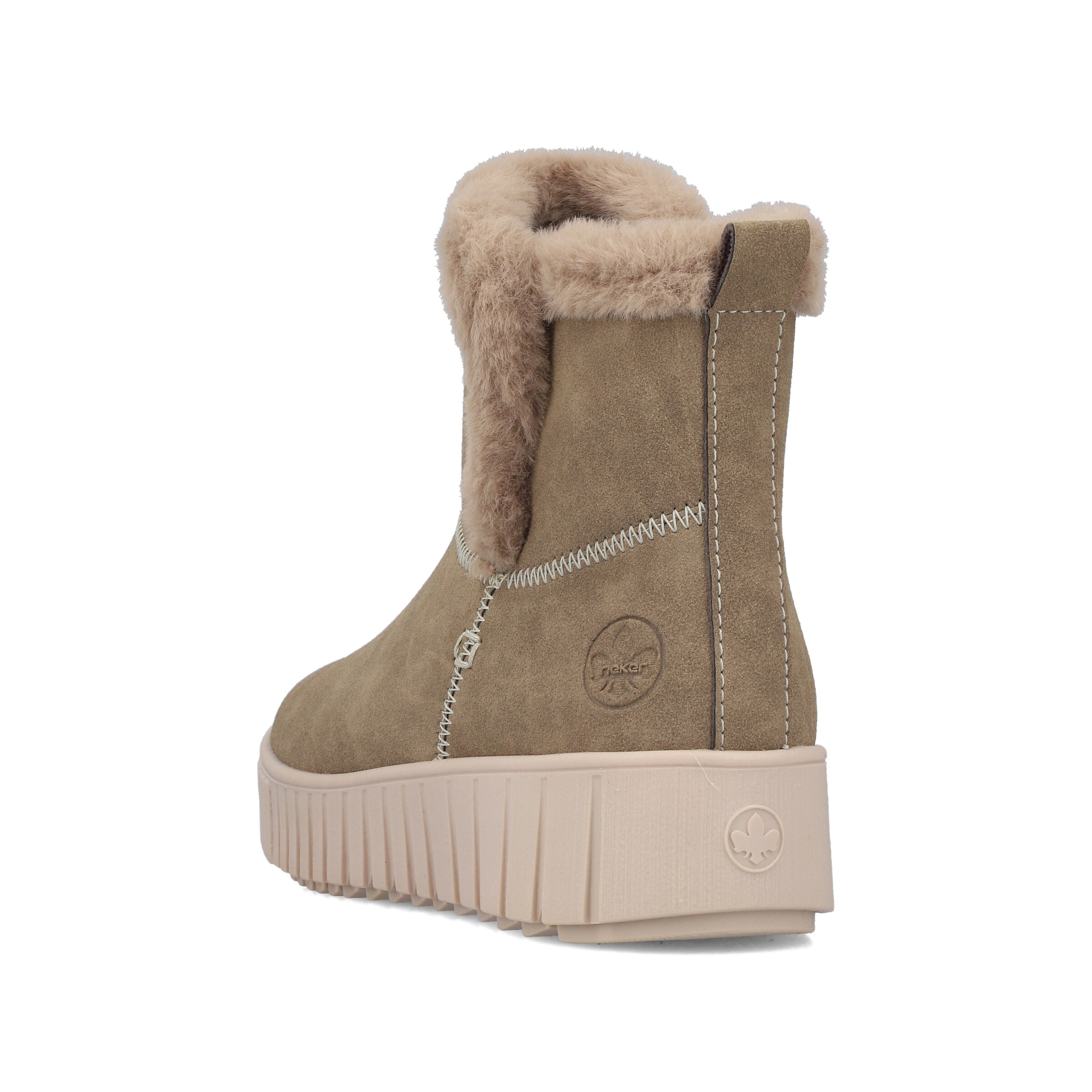 Boots 'Y6152' Rieker en beige