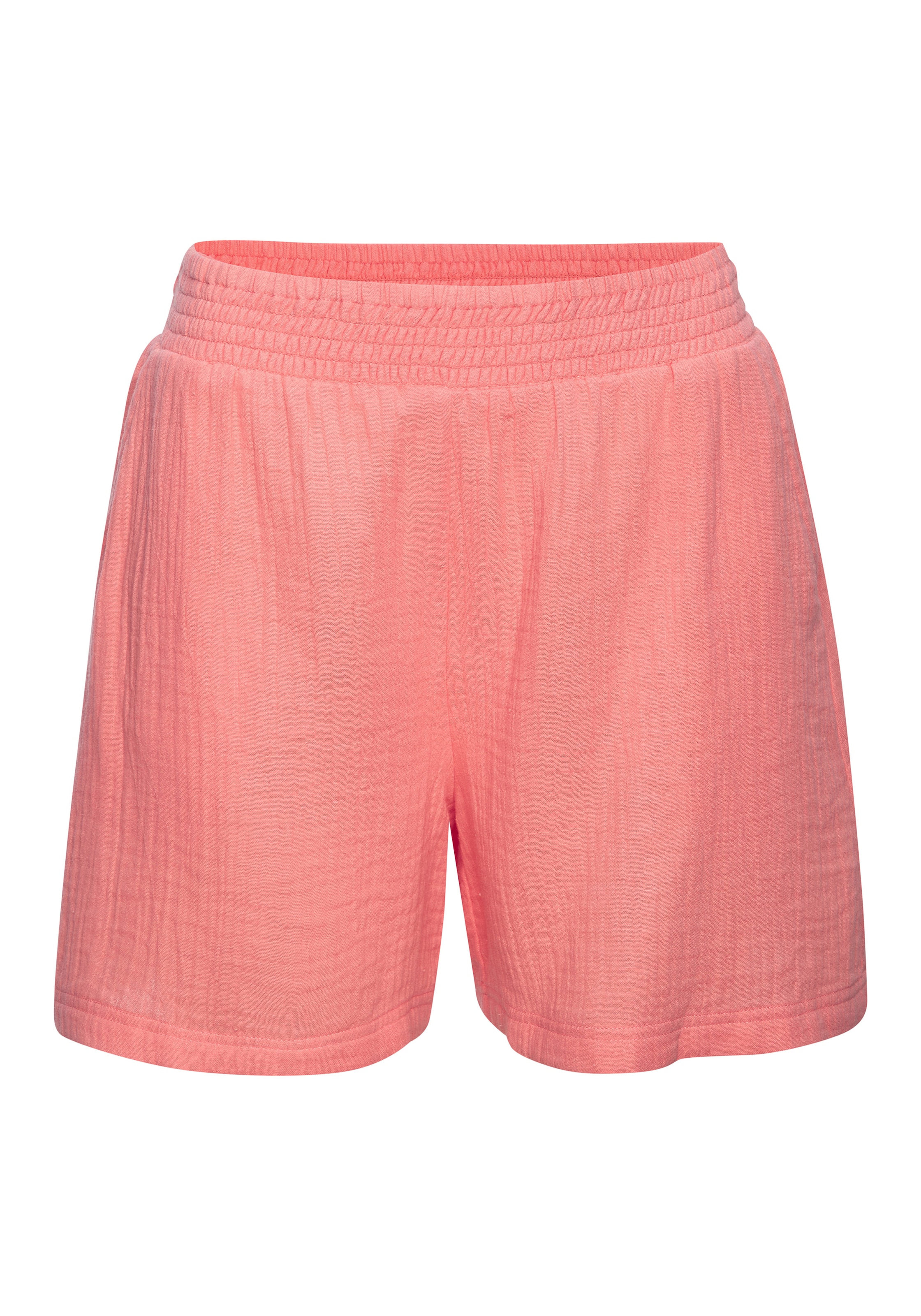 BEACH TIME Pyjamashorts in Orange: Vorderseite