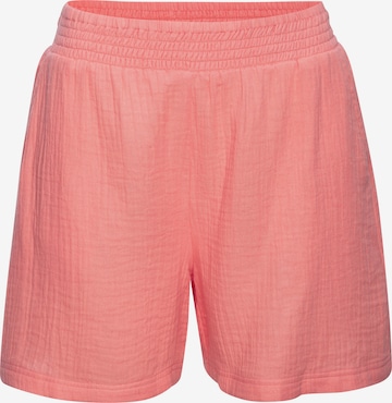 BEACH TIME Pyjamashorts in Orange: Vorderseite