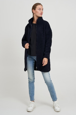 Oxmo Between-Seasons Coat 'TOVA' in Blue