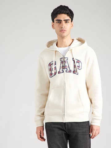 bēšs GAP Sportiska jaka 'HERITAGE': no priekšpuses