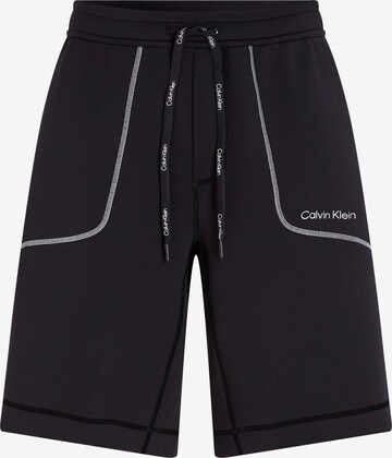 Calvin Klein Sport Regular Pants in Black: front