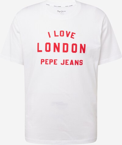 Pepe Jeans قميص بـ أحمر / أبيض, عرض المنتج