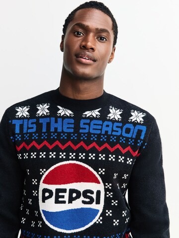 Next Pullover 'Pepsi' in Schwarz