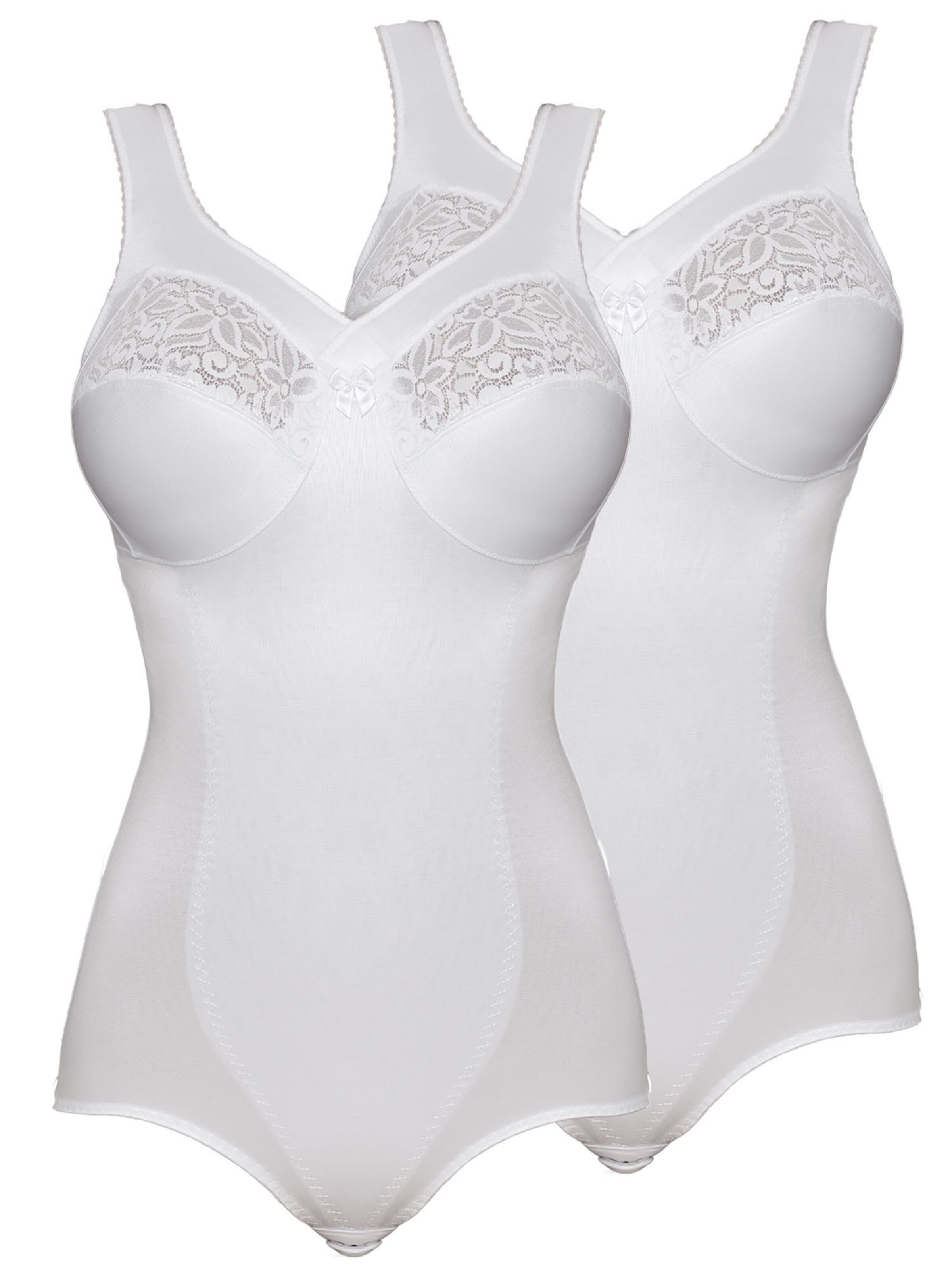 SUSA Corsage 'Basic' in White: front
