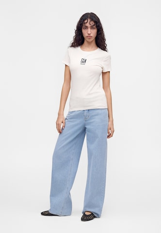 KARL LAGERFELD JEANS Тениска в бяло