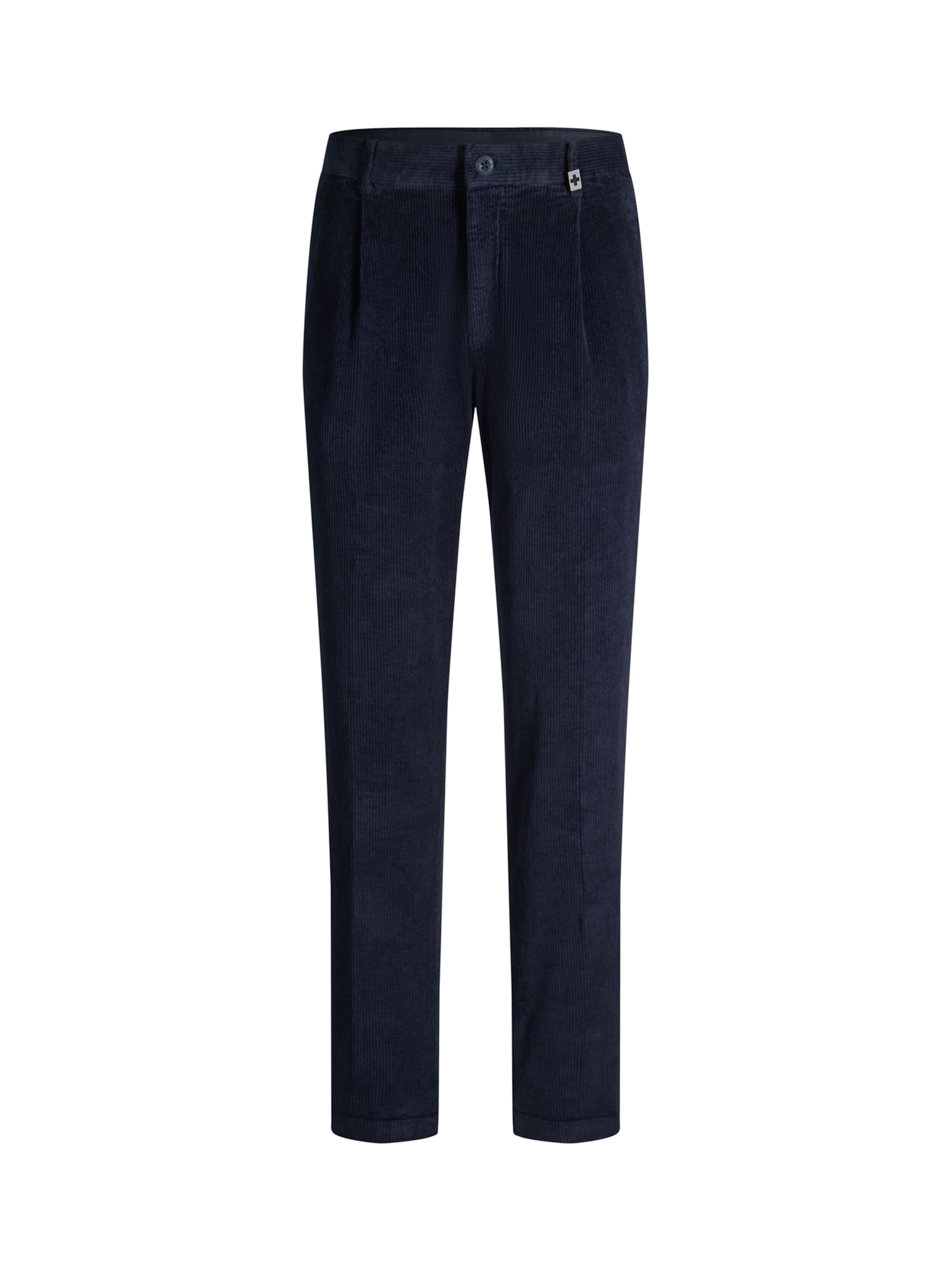 STRELLSON Loosefit Bandplooibroek in Blauw: voorkant
