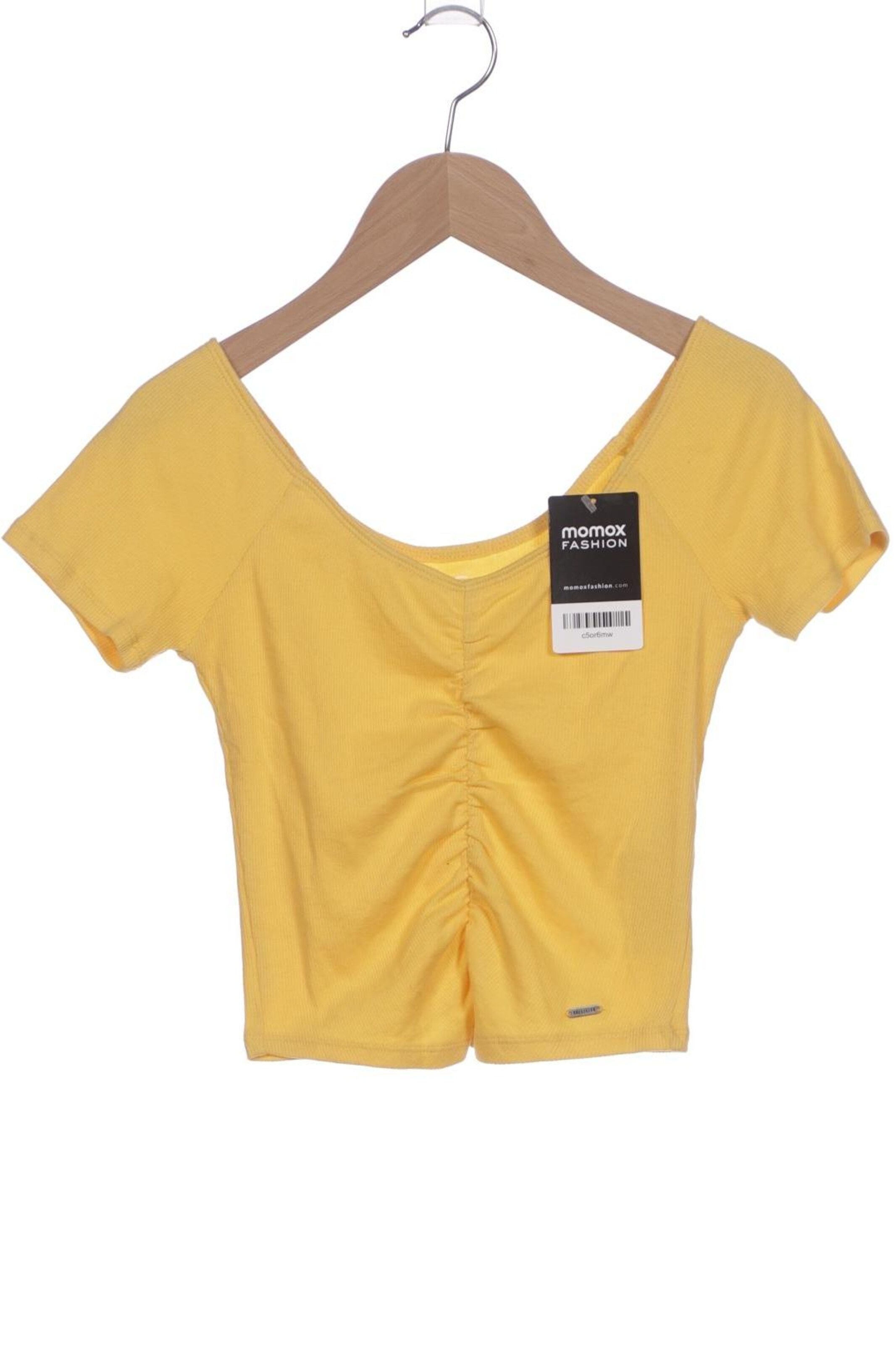 HOLLISTER Top & Shirt in XS in Yellow: front