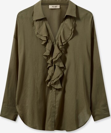 MOS MOSH Blouse in Green: front