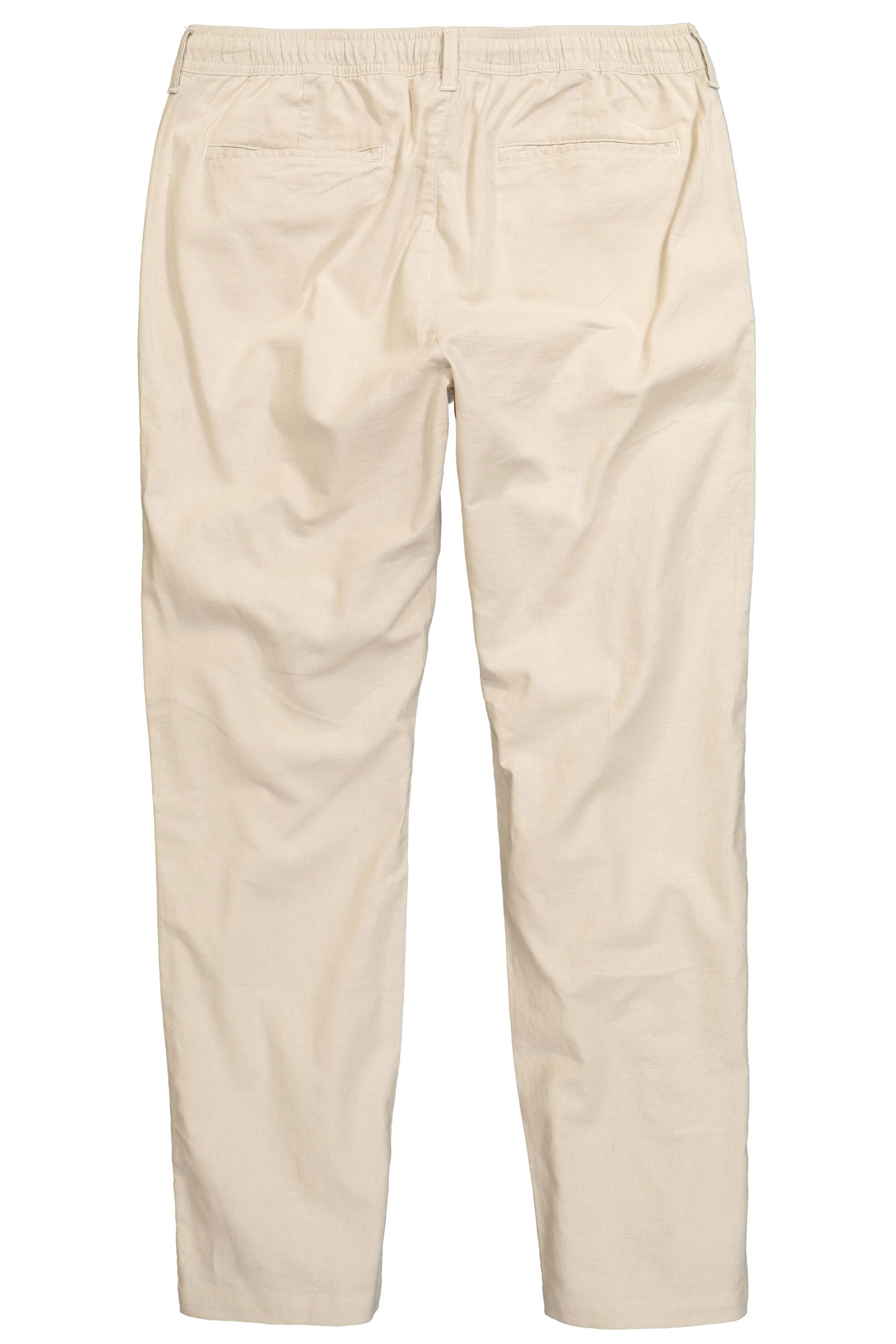 Men Plus Regular Broek in Beige