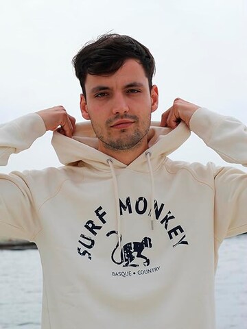 Surf Monkey - Sudadera en blanco