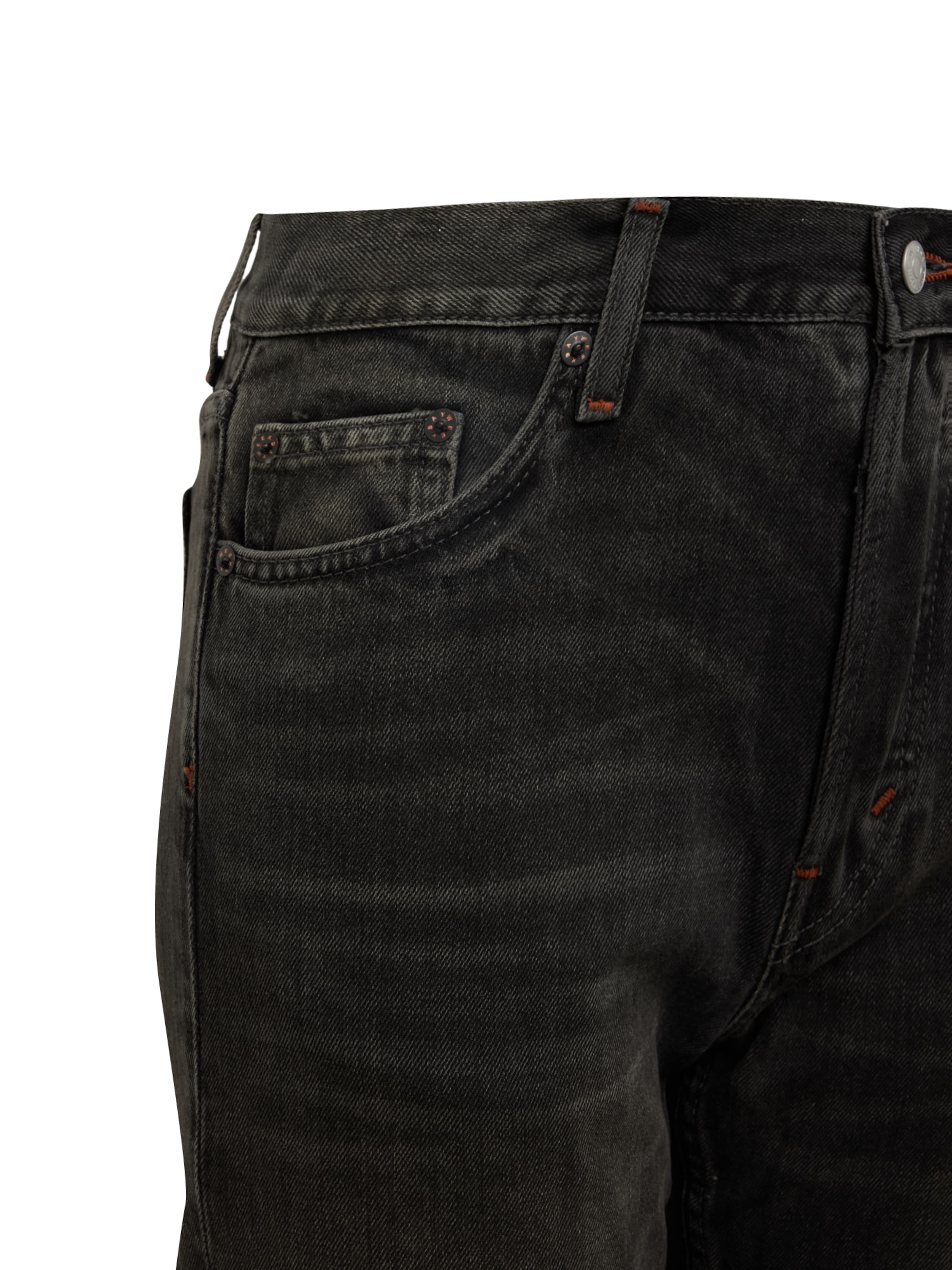 WEEKDAY Tapered Jeans 'Barrel' in Schwarz