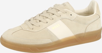 Sneaker bassa 'Brenta' di BOSS in beige: frontale