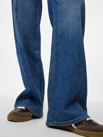 PIECES Wide leg Jeans 'PCSilke' in Blue