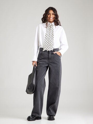 MADS NORGAARD COPENHAGEN Lużny krój Jeansy w kolorze czarny