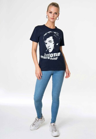 LOGOSHIRT T-Shirt 'Columbo - Just One More Thing' in Blau