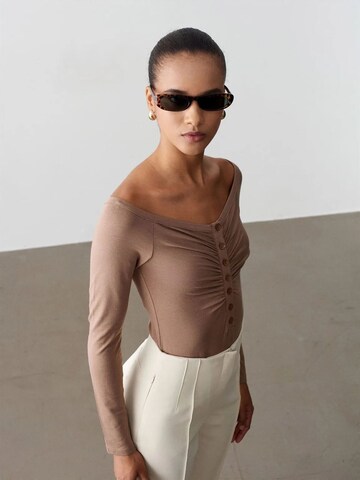 Shirtbody Dilvin en beige
