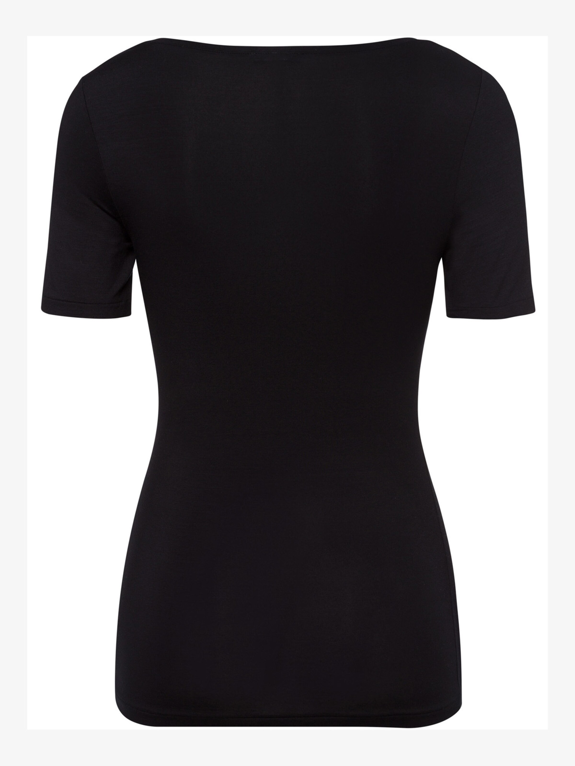 T-shirt ' Soft Touch ' Hanro en noir