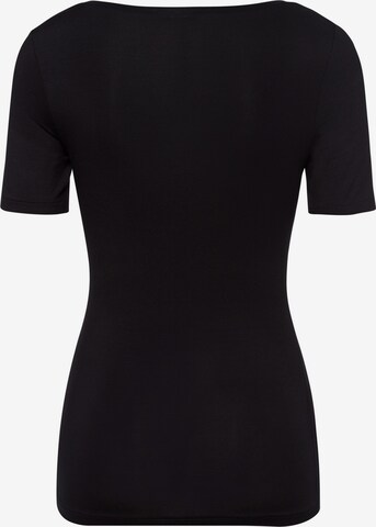 T-shirt ' Soft Touch ' Hanro en noir