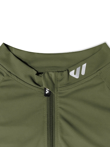 WULIBIKE - Ropa para correr 'Wulibike Damen Rad-Set Olivgrün & Schwarze Hose' en verde