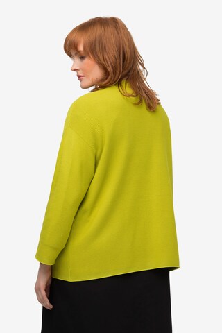 Ulla Popken Knit Cardigan in Yellow