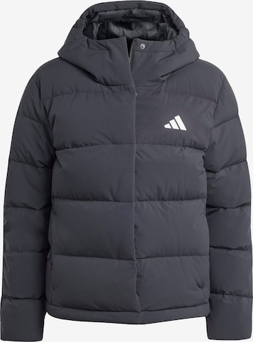 juoda ADIDAS SPORTSWEAR Laisvalaikio striukė 'Helionic': priekis