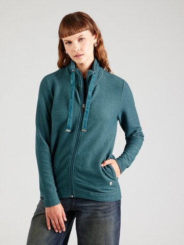 ZABAIONE Sweatjacke 'Ca44ra' in Blau: Vorderseite