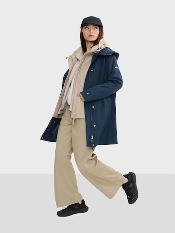 AIGLE - Parka meia-estação 'Mtd®' em azul: frente