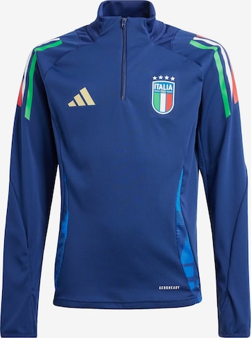 T-Shirt fonctionnel 'Italy Tiro 24 Competition' ADIDAS PERFORMANCE en bleu : devant