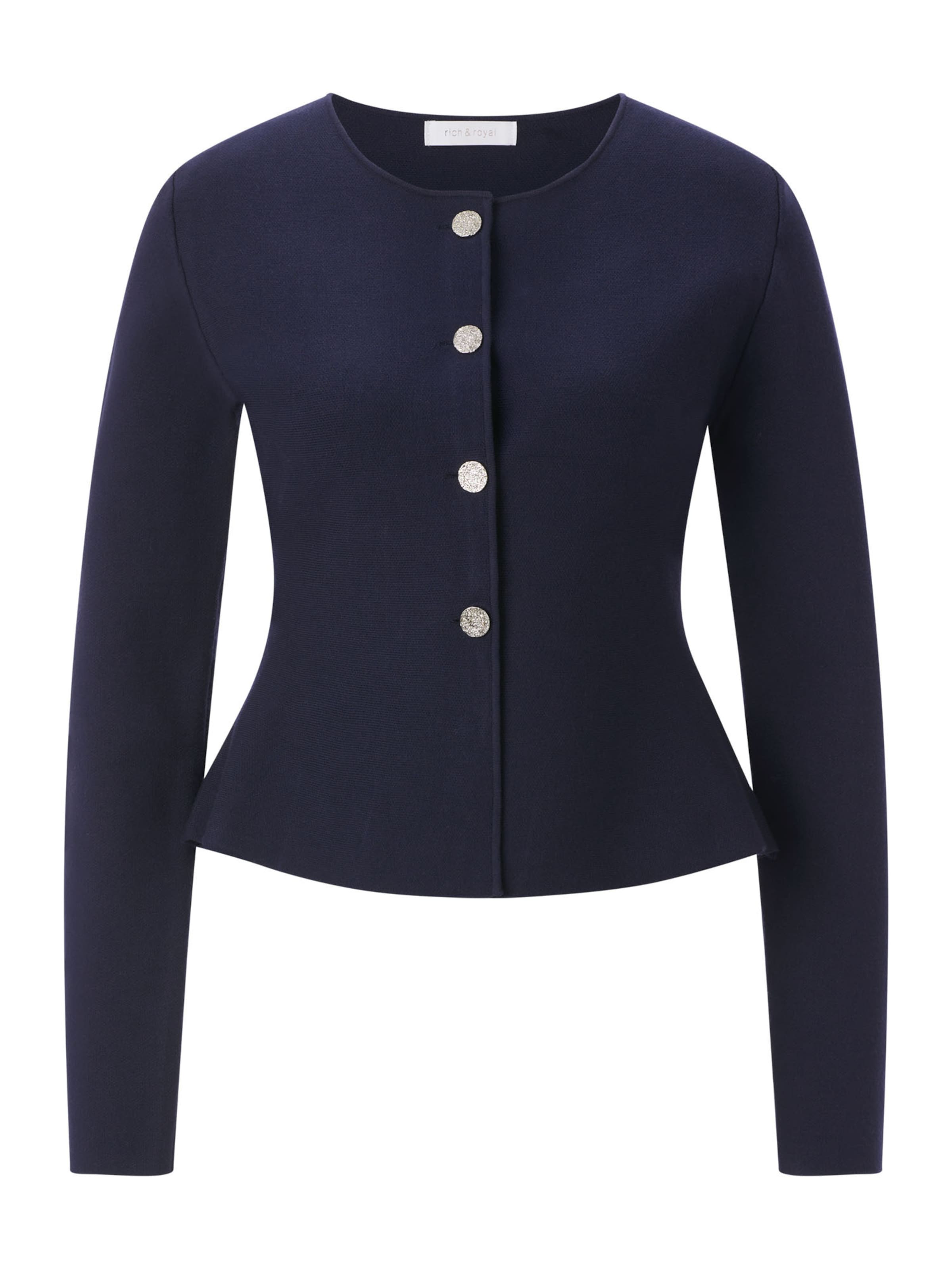 Rich & Royal Kardigán - Modrá: predná strana