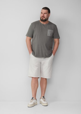 s.Oliver Wide Leg Shorts 'Detroit' in Beige