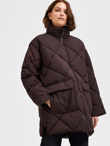 SELECTED FEMME Jacke in Braun