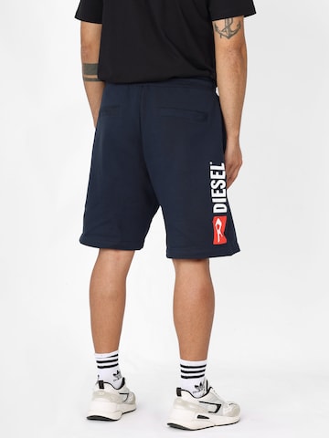 regular Pantaloni sportivi 'P-CROW SWEAT SHORTS' di DIESEL in blu