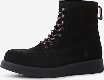 TOMMY HILFIGER Schnürboots in Schwarz: predná strana