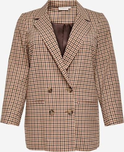 ONLY Carmakoma Blazer in creme / braun / schwarz, Produktansicht